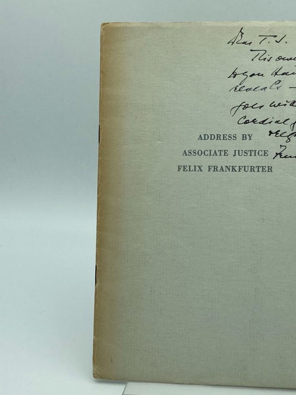 Address by Associate Justice Felix Frankfurter at the Inauguration of Dr. Harry N. Wright, Sixth President of the City College - Image 3