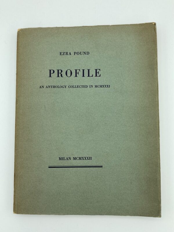 Profile. An Anthology Collected in MCMXXXI