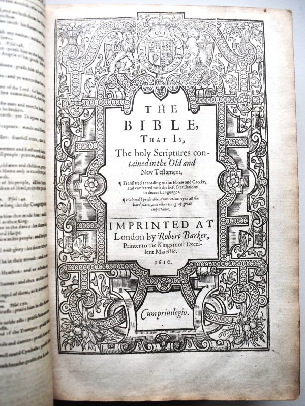 The Booke Of Common Prayer (1611) / The Bible (1610) / The Whole Booke Of Psalmes (1619) - Image 3