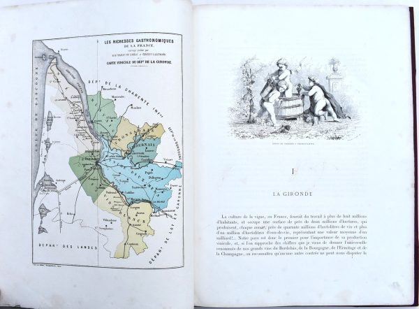 LES VINS DE BORDEAUX Les Richesses Gastronomiques De La France Les Vins De Bordeaux Première Partie Généralités, Culture, Vendanges, Classification, Châteaux Vinicoles Crus Classés - Image 3