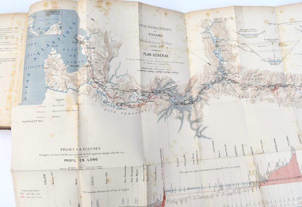 LE CANAL DE PANAMA L'Isthme Américain Explorations Comparaison Des Traces Étudiées Négociations Etat Des Travaux [SIGNED] - Image 4