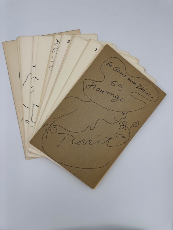 A Selection of 65 Drawings from one drawing book 1952-1956 - Image 2