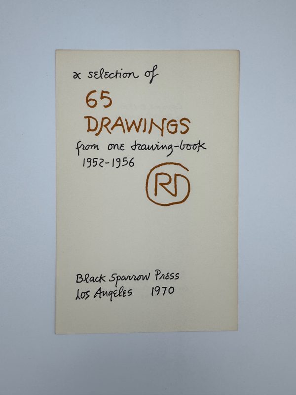 A Selection of 65 Drawings from one drawing book 1952-1956 - Image 3