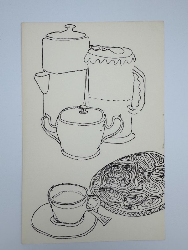 A Selection of 65 Drawings from one drawing book 1952-1956 - Image 5