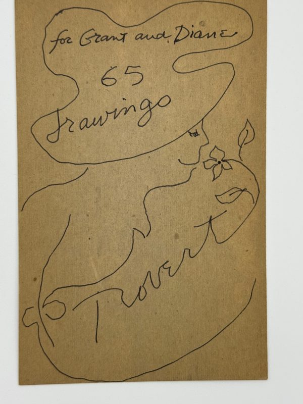 A Selection of 65 Drawings from one drawing book 1952-1956 - Image 7