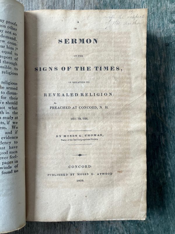 Leather Bound Collection of Pamphlets Relating to New Hampshire and Massachusetts - Image 3